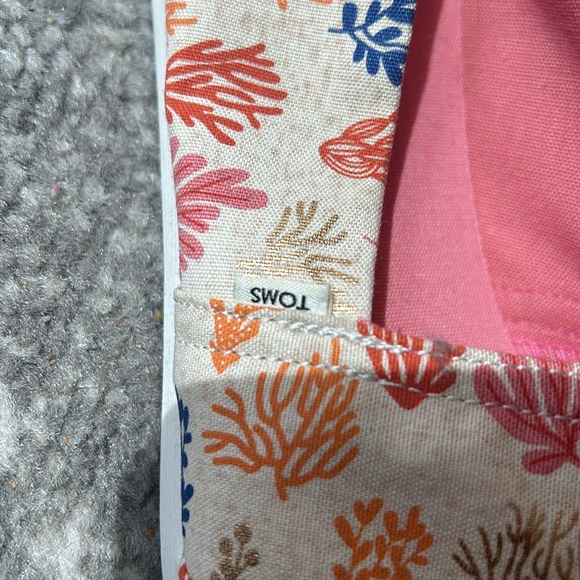 NEW Toms Women's Alpargata White Coral Reef Ortholite Slip On Size 7.5 - Picture 6 of 7